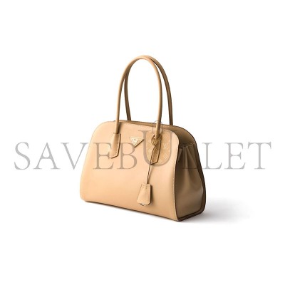 PRADA MEDIUM LEATHER TOTE BAG 1BG606 (34*23*14cm)